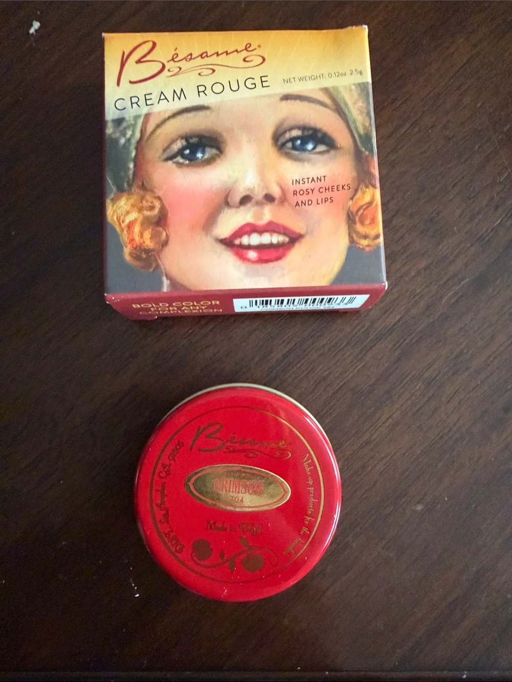 Bésame Cream Rouge - Rosy Pink Cheek & Lip Tint